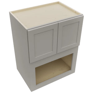 Fabuwood Galaxy Nickel MC303921 Wall Microwave Cabinet, Top View