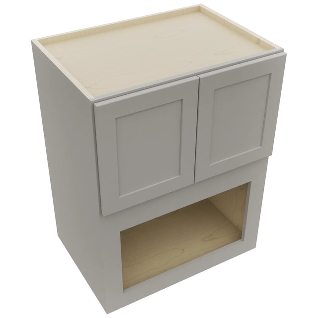 Fabuwood Galaxy Nickel MC303921 Wall Microwave Cabinet, Top View