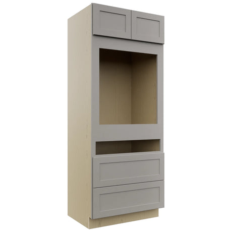 Fabuwood Galaxy Nickel OC3384C Tall Oven Cabinet Combo, Front View