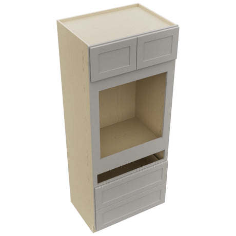 Fabuwood Galaxy Nickel OC3384C Tall Oven Cabinet Combo, Top View