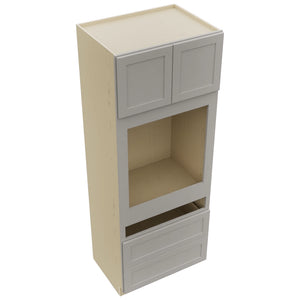Fabuwood Galaxy Nickel OC3390C Tall Oven Cabinet Combo, Top View