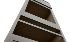 Fabuwood Galaxy Nickel OC3393D Tall Oven Cabinet Double, Detail View