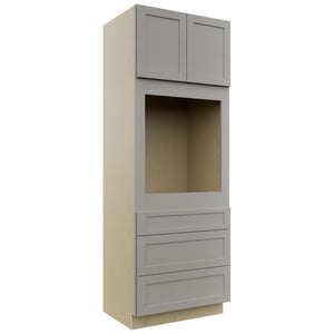 Fabuwood Galaxy Nickel OC3393S Tall Oven Cabinet Single, Front View