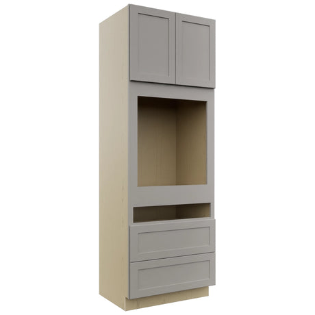 Fabuwood Galaxy Nickel OC3396C Tall Oven Cabinet Combo, Front View