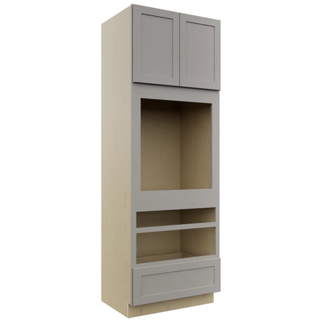 Fabuwood Galaxy Nickel OC3396D Tall Oven Cabinet Double, Front View