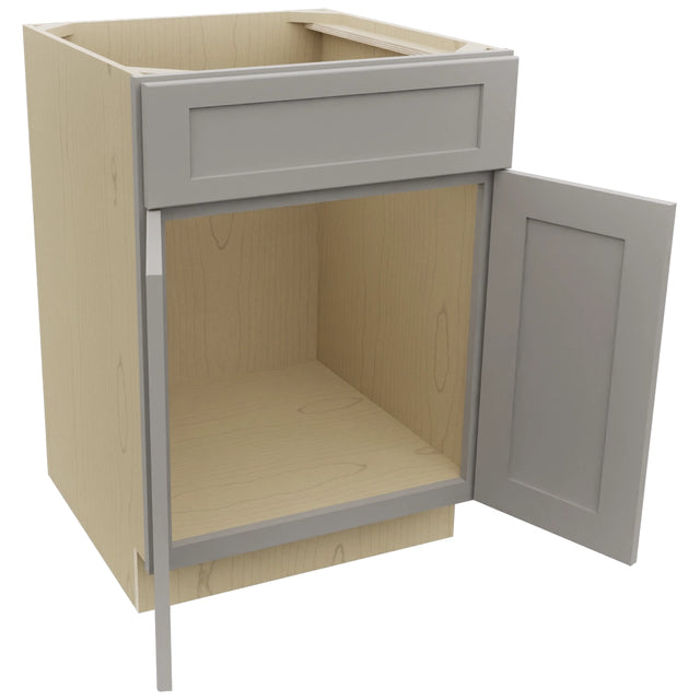 Fabuwood Galaxy Nickel SB24 Base Sink Cabinet, Open View