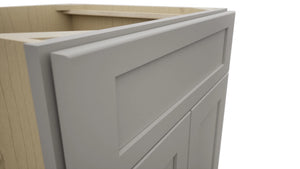 Fabuwood Galaxy Nickel SB24 Base Sink Cabinet, Detail View