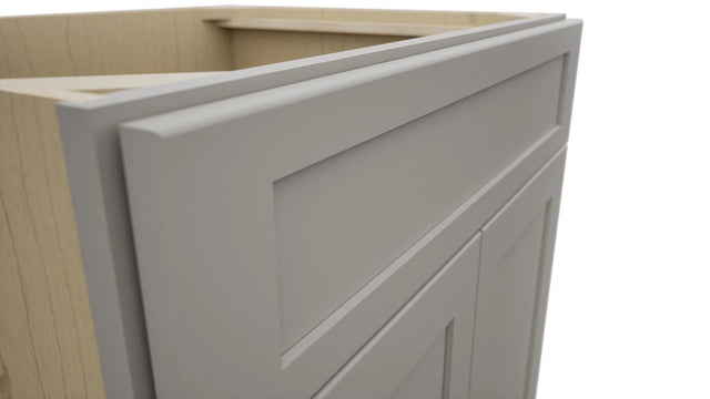 Fabuwood Galaxy Nickel SB30 Base Sink Cabinet, Detail View