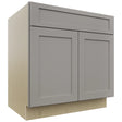 Fabuwood Galaxy Nickel SB33SDF Base Sink Cabinet, Front View