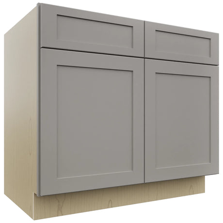 Fabuwood Galaxy Nickel SB39 Base Sink Cabinet, Front View
