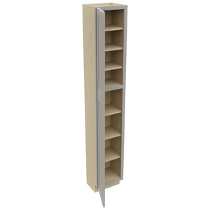 Fabuwood Galaxy Nickel TP151290 Tall Pantry Cabinet, Open View