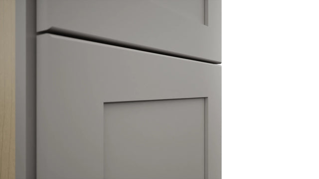 Fabuwood Galaxy Nickel TP151290 Tall Pantry Cabinet, Detail View