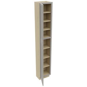 Fabuwood Galaxy Nickel TP151293 Tall Pantry Cabinet, Open View
