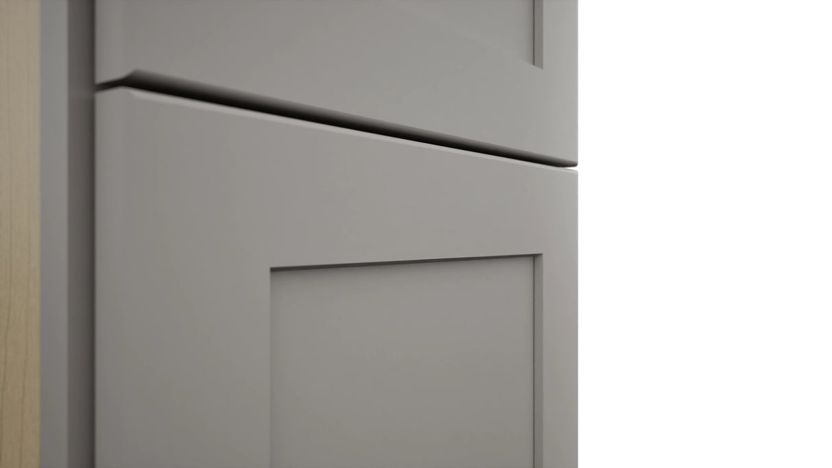 Fabuwood Galaxy Nickel TP151293 Tall Pantry Cabinet, Detail View