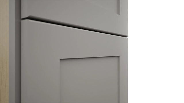 Fabuwood Galaxy Nickel TP151296 Tall Pantry Cabinet, Detail View