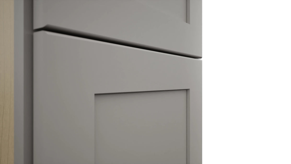Fabuwood Galaxy Nickel TP152493 Tall Pantry Cabinet, Detail View