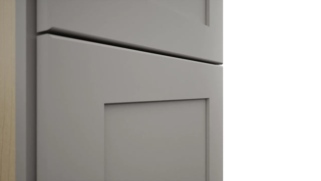 Fabuwood Galaxy Nickel TP152496 Tall Pantry Cabinet, Detail View