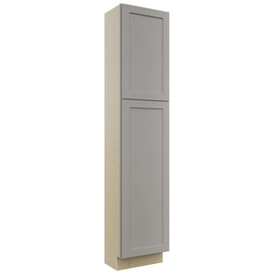 Fabuwood Galaxy Nickel TP181284 Tall Pantry Cabinet, Front View