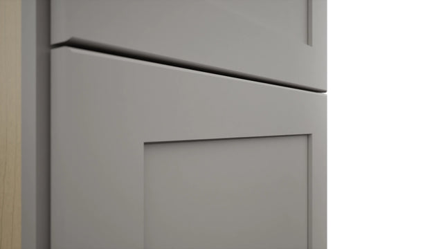 Fabuwood Galaxy Nickel TP181296 Tall Pantry Cabinet, Detail View