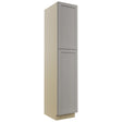 Fabuwood Galaxy Nickel TP182490 Tall Pantry Cabinet, Front View