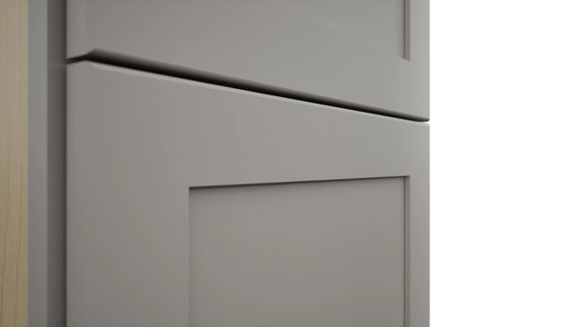 Fabuwood Galaxy Nickel TP182490 Tall Pantry Cabinet, Detail View