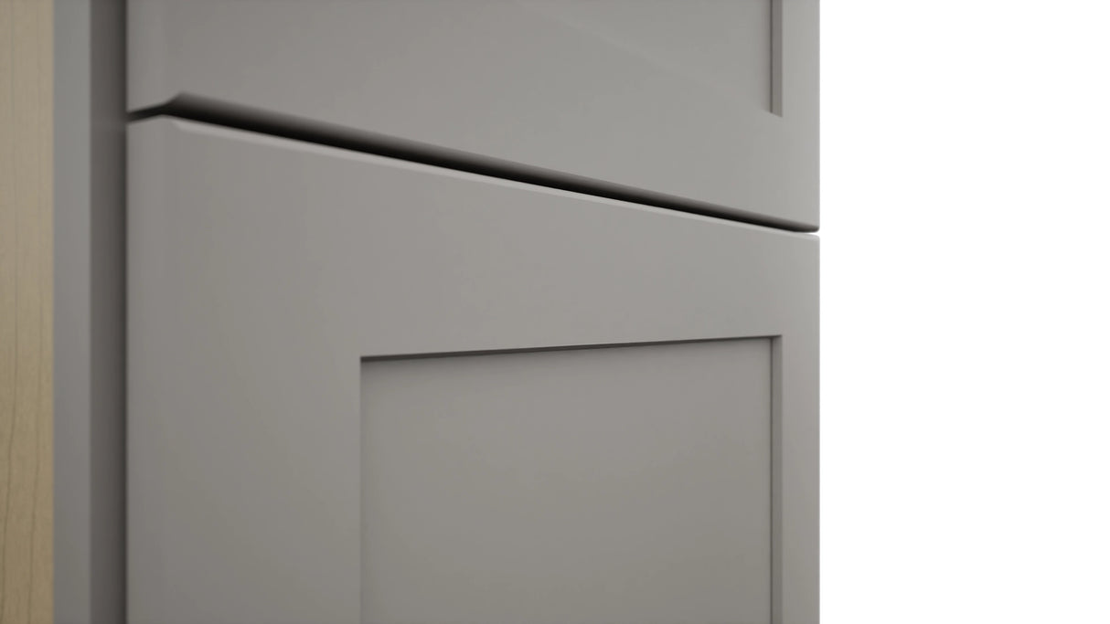 Fabuwood Galaxy Nickel TP182493 Tall Pantry Cabinet, Detail View