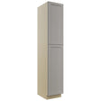 Fabuwood Galaxy Nickel TP182496 Tall Pantry Cabinet, Front View