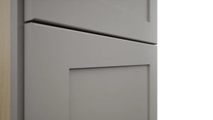 Fabuwood Galaxy Nickel TP182496 Tall Pantry Cabinet, Detail View