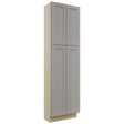 Fabuwood Galaxy Nickel TP241284 Tall Pantry Cabinet, Front View