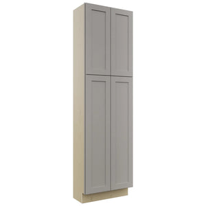 Fabuwood Galaxy Nickel TP241284 Tall Pantry Cabinet, Front View