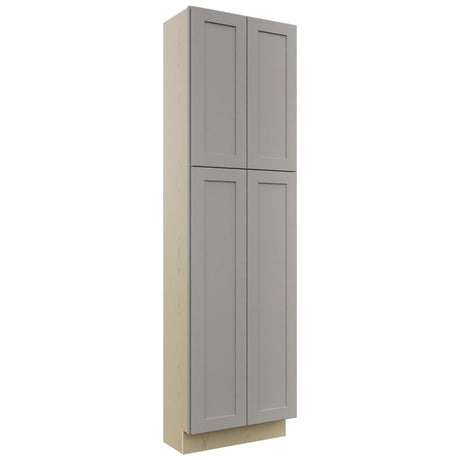 Fabuwood Galaxy Nickel TP241284 Tall Pantry Cabinet, Front View