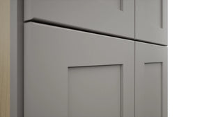 Fabuwood Galaxy Nickel TP241284 Tall Pantry Cabinet, Detail View
