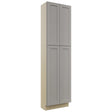 Fabuwood Galaxy Nickel TP241290 Tall Pantry Cabinet, Front View