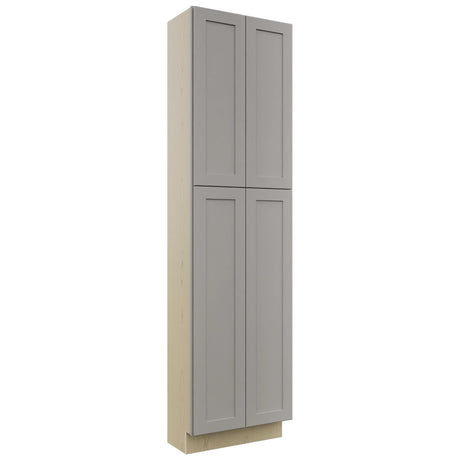 Fabuwood Galaxy Nickel TP241290 Tall Pantry Cabinet, Front View
