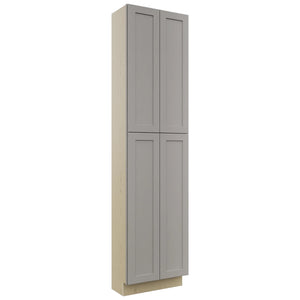 Fabuwood Galaxy Nickel TP241296 Tall Pantry Cabinet, Front View