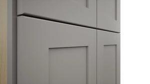 Fabuwood Galaxy Nickel TP241296 Tall Pantry Cabinet, Detail View