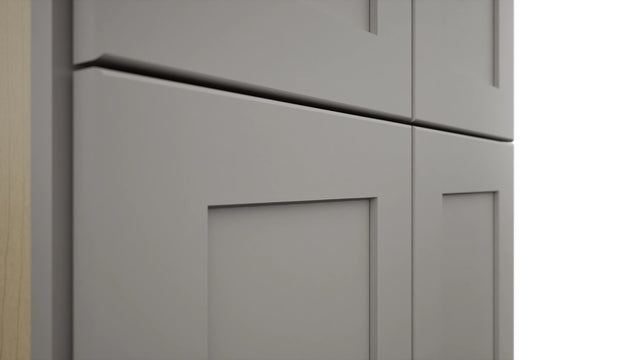 Fabuwood Galaxy Nickel TP241296 Tall Pantry Cabinet, Detail View