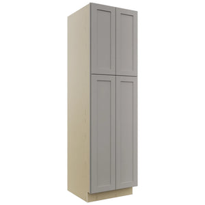 Fabuwood Galaxy Nickel TP242484 Tall Pantry Cabinet, Front View
