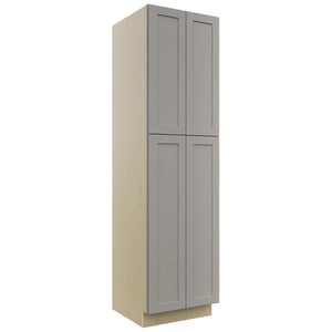 Fabuwood Galaxy Nickel TP242490 Tall Pantry Cabinet, Front View