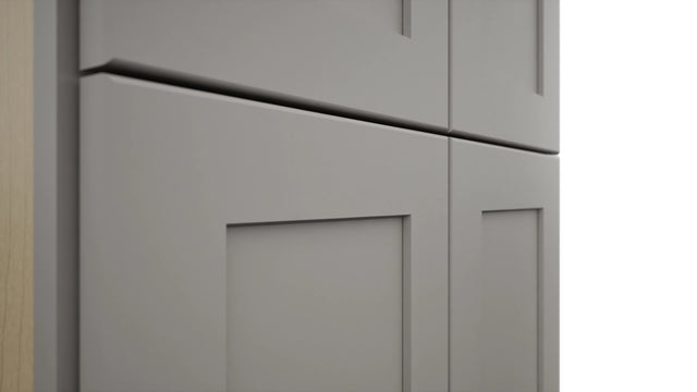 Fabuwood Galaxy Nickel TP242490 Tall Pantry Cabinet, Detail View