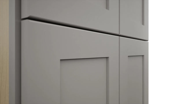 Fabuwood Galaxy Nickel TP242496 Tall Pantry Cabinet, Detail View