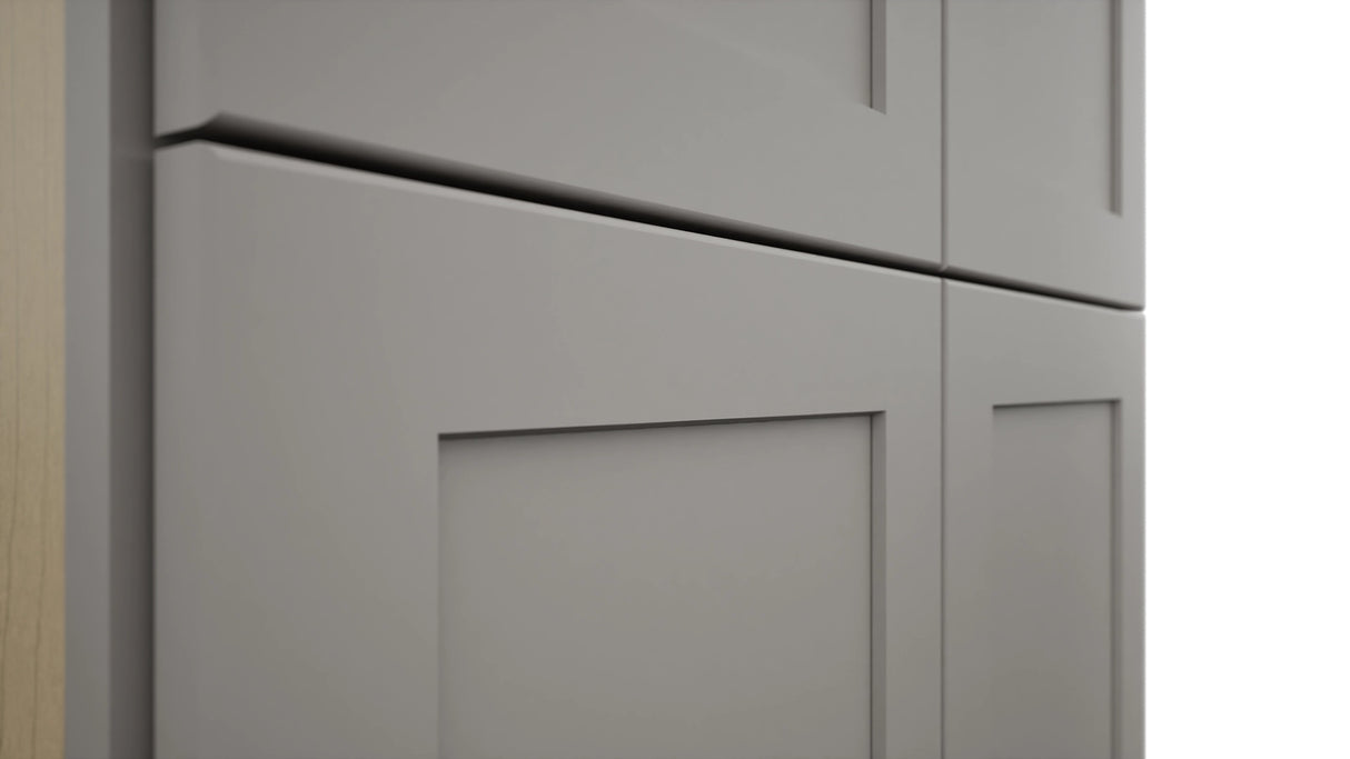 Fabuwood Galaxy Nickel TP301293 Tall Pantry Cabinet, Detail View