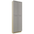 Fabuwood Galaxy Nickel TP301296 Tall Pantry Cabinet, Front View