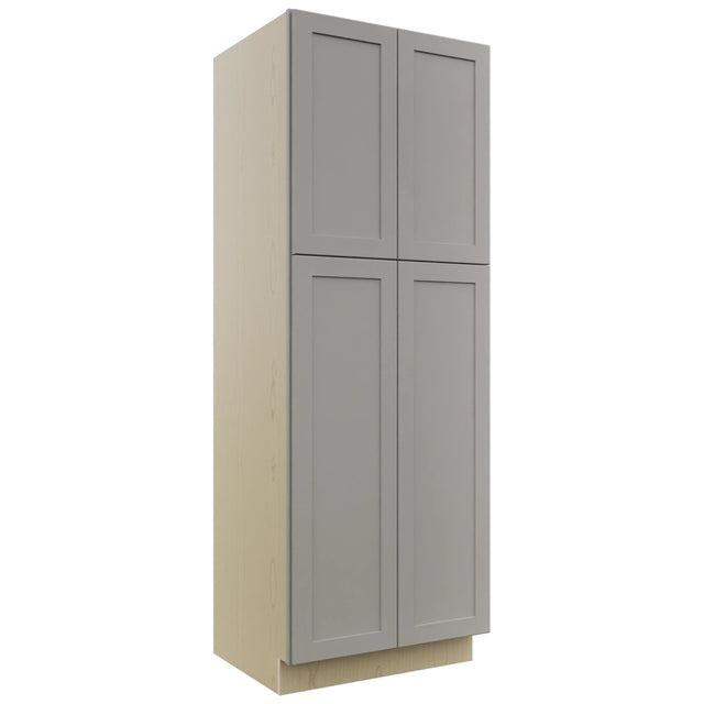 Fabuwood Galaxy Nickel TP302484 Tall Pantry Cabinet, Front View