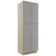Fabuwood Galaxy Nickel TP302490 Tall Pantry Cabinet, Front View