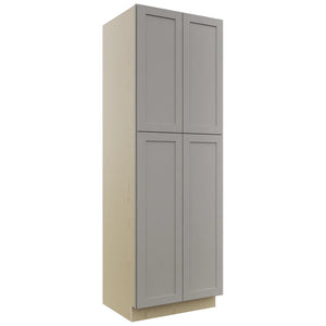 Fabuwood Galaxy Nickel TP302490 Tall Pantry Cabinet, Front View