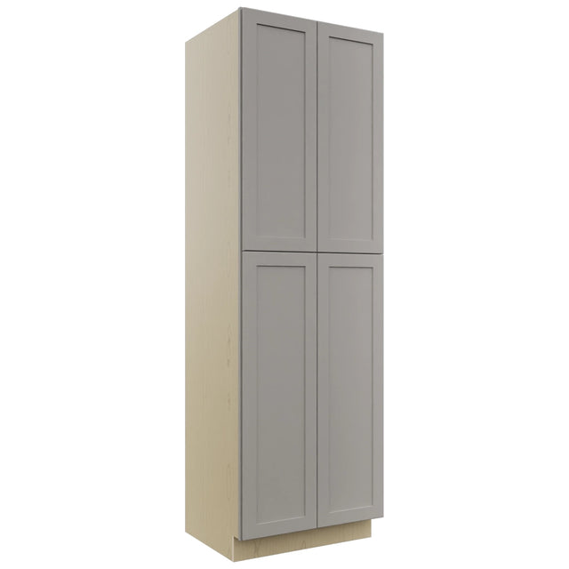 Fabuwood Galaxy Nickel TP302496 Tall Pantry Cabinet, Front View