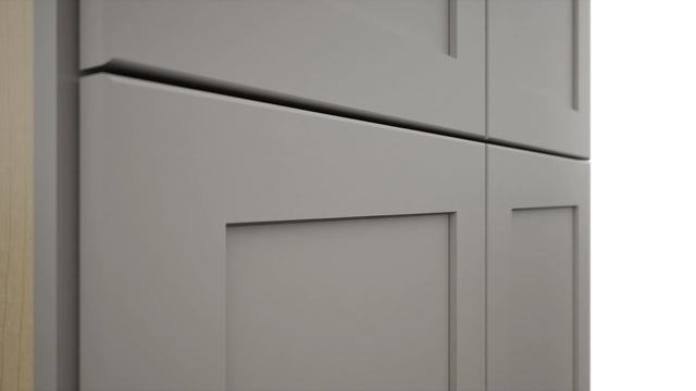 Fabuwood Galaxy Nickel TP302496 Tall Pantry Cabinet, Detail View