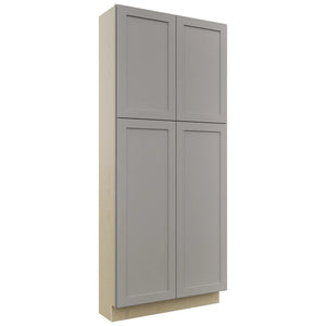 Fabuwood Galaxy Nickel TP361284 Tall Pantry Cabinet, Front View