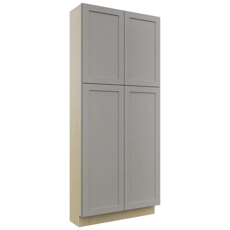 Fabuwood Galaxy Nickel TP361284 Tall Pantry Cabinet, Front View
